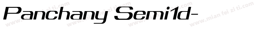 Panchany Semi1d字体转换